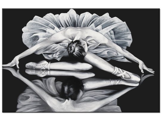 Obraz Baletnica w lustrzanym odbiciu, 90x60 cm Oobrazy