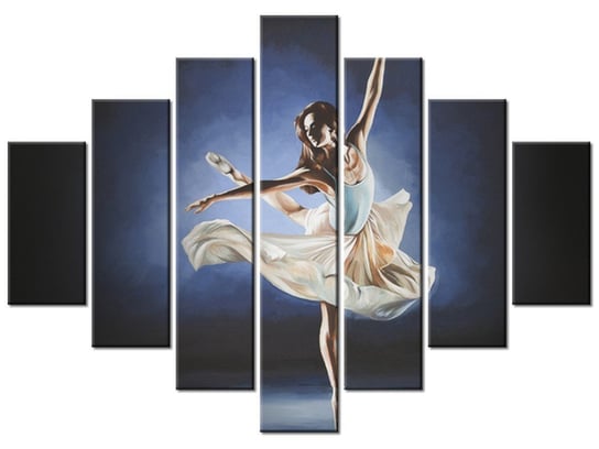 Obraz Baletnica w tańcu, 7 elementów, 210x150 cm Oobrazy