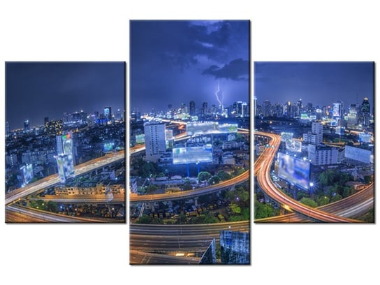 Obraz Bangkok, 3 elementy, 90x60 cm Oobrazy