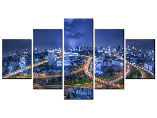Obraz, Bangkok, 5 elementów, 150x80 cm Oobrazy