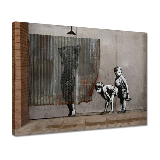 Obraz Banksy Chłopcy Prysznic, 40x30cm ZeSmakiem