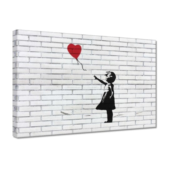 Obraz Banksy Dziewczynka balon, 30x20cm ZeSmakiem