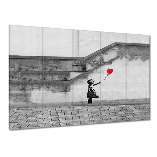 Obraz Banksy Dziewczynka Hope, 225x160cm ZeSmakiem