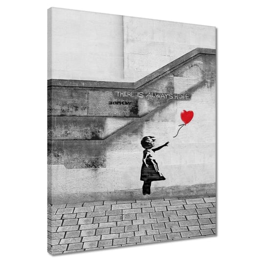 Obraz Banksy Dziewczynka Hope, 40x50cm ZeSmakiem