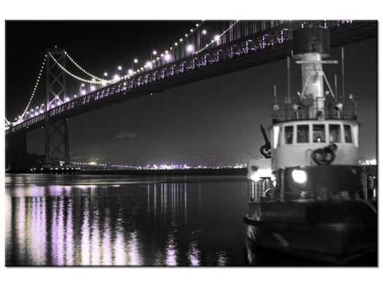 Obraz Barka pod Golden Gate - Tanel Teemusk, 30x20 cm Oobrazy