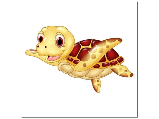 Obraz, Beżowy żółwik, 30x30 cm Oobrazy