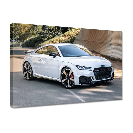 Obraz Białe Audi Quattro TT RS, 30x20cm ZeSmakiem