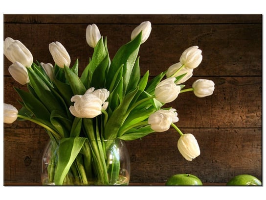 Obraz Białe tulipany, 30x20 cm Oobrazy