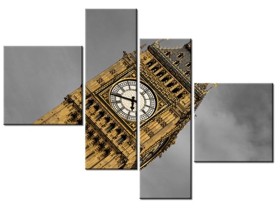Obraz Big Ben, 4 elementy, 100x70 cm Oobrazy