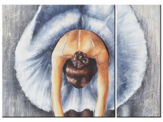 Obraz Błękitna baletnica, 2 elementy, 70x50 cm Oobrazy