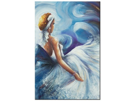 Obraz Błękitna dama, 80x120 cm Oobrazy