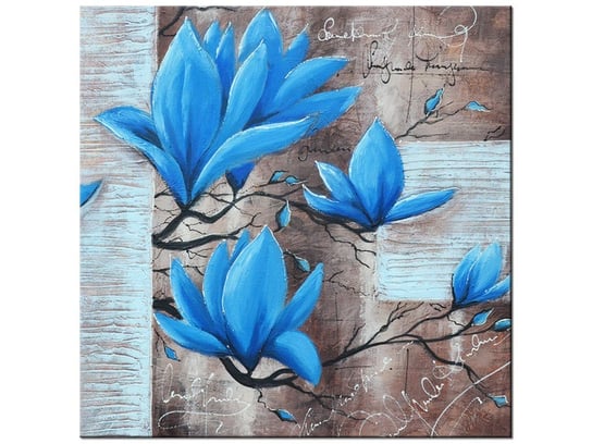 Obraz Błękitna magnolia, 40x40 cm Oobrazy