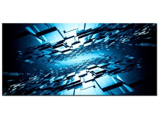 Obraz Błękitna otchłań 3D, 115x55 cm Oobrazy