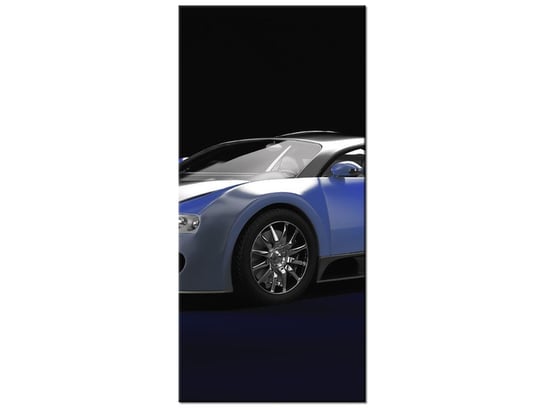 Obraz Błękitne Bugatti Veyron, 55x115 cm Oobrazy