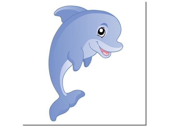 Obraz Błękitny delfin, 30x30 cm Oobrazy