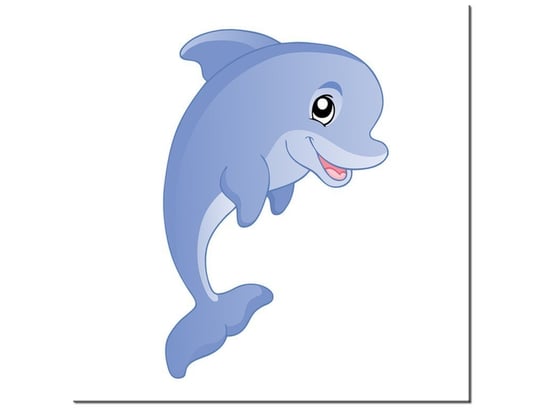 Obraz Błękitny delfin, 40x40 cm Oobrazy