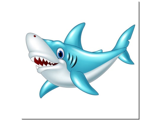 Obraz, Błękitny rekin, 30x30 cm Oobrazy