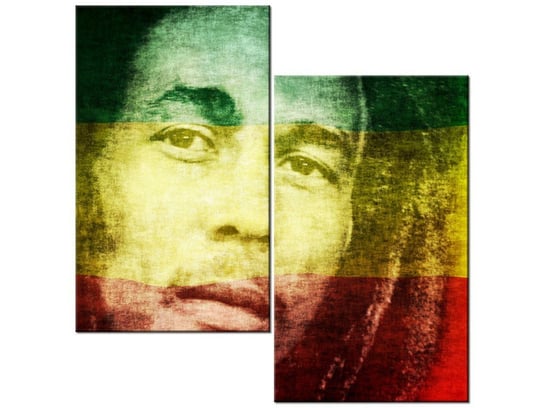 Obraz, Bob Marley, 2 elementy, 60x60 cm Oobrazy