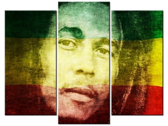 Obraz Bob Marley, 3 elementy, 90x70 cm Oobrazy