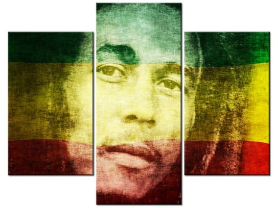 Obraz, Bob Marley, 3 elementy, 90x70 cm Oobrazy