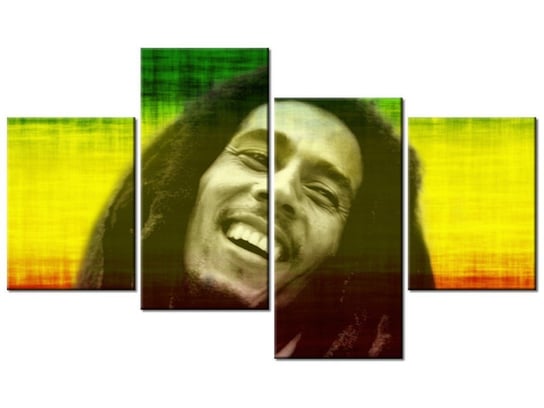 Obraz Bob Marley, 4 elementy, 120x70 cm Oobrazy