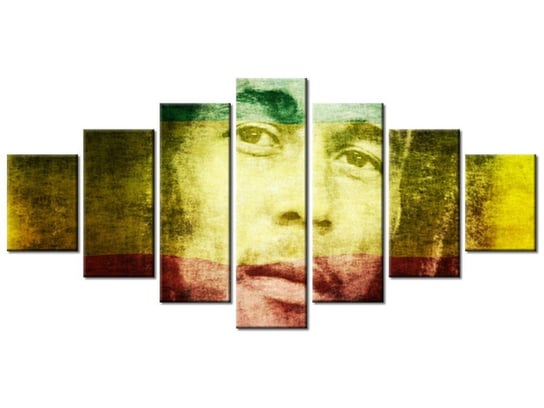 Obraz Bob Marley, 7 elementów, 210x100 cm Oobrazy