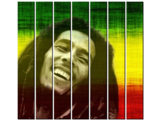 Obraz Bob Marley, 7 elementów, 210x195 cm Oobrazy