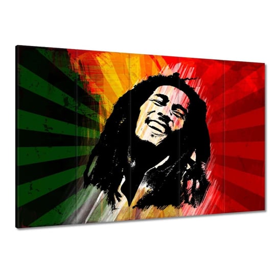 Obraz Bob Marley Reggae, 100x70cm ZeSmakiem