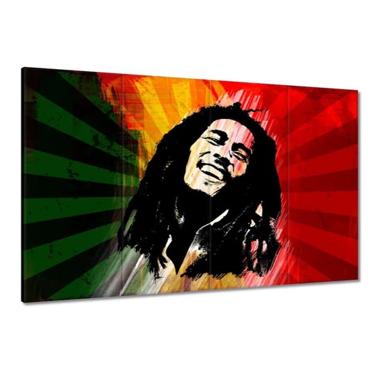 Obraz Bob Marley Reggae, 120x80cm ZeSmakiem