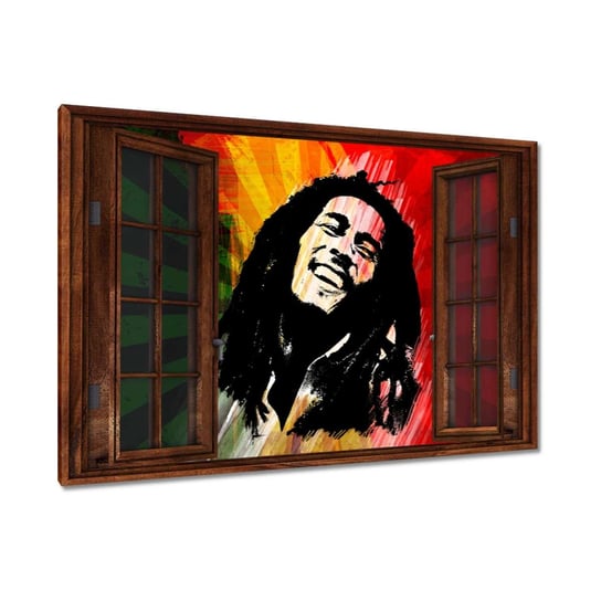 Obraz Bob Marley Reggae, 60x40cm ZeSmakiem