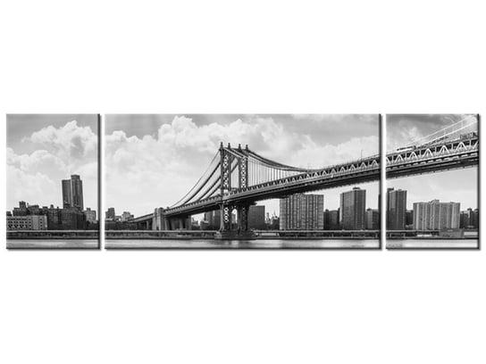 Obraz, Brooklyn Nowy Jork, 3 elementy, 170x50 cm Oobrazy