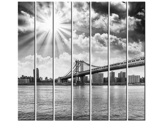 Obraz Brooklyn Nowy Jork, 7 elementów, 210x195 cm Oobrazy