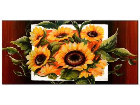 Obraz Bujne słoneczniki, 115x55 cm Oobrazy