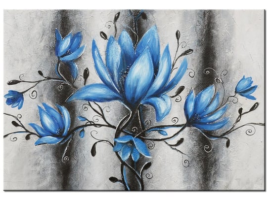 Obraz Bukiet turkusowych magnolii, 100x70 cm Oobrazy
