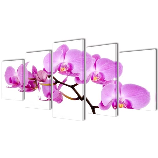 Obraz CANVAS MWGROUP Orchidea, 200x100 cm, zestaw vidaXL