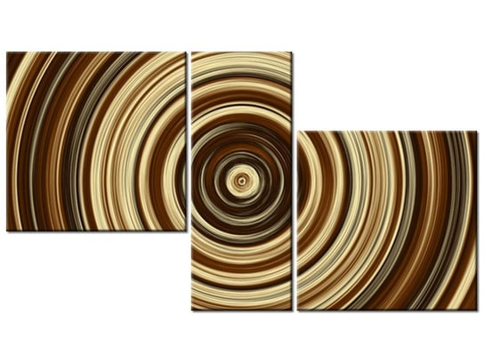 Obraz Cappuccino Love, 3 elementy, 90x50 cm Oobrazy