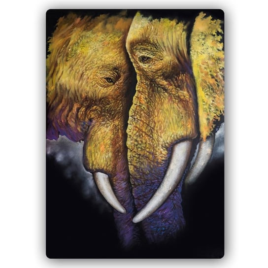 Obraz CARO, Samotny słoń, 20x30 cm Feeby