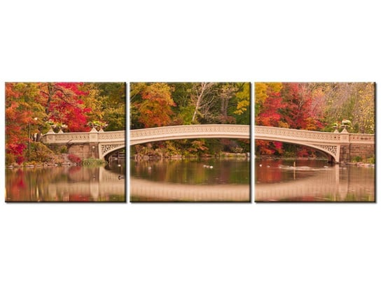 Obraz Central Park, 3 elementy, 90x30 cm Oobrazy