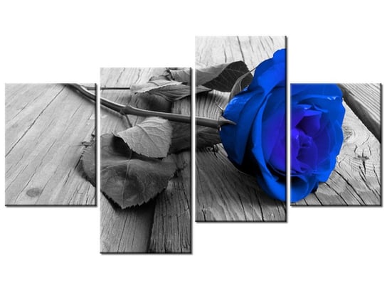 Obraz, Chabrowa różyczka, 4 elementy, 120x70 cm Oobrazy