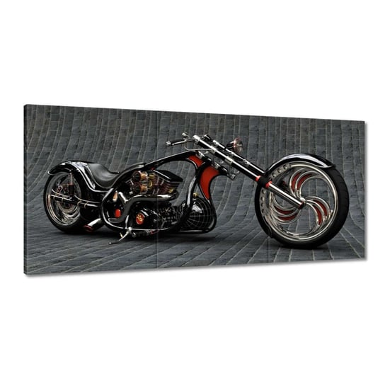 Obraz Chopper Motocykl Motor, 210x100cm ZeSmakiem