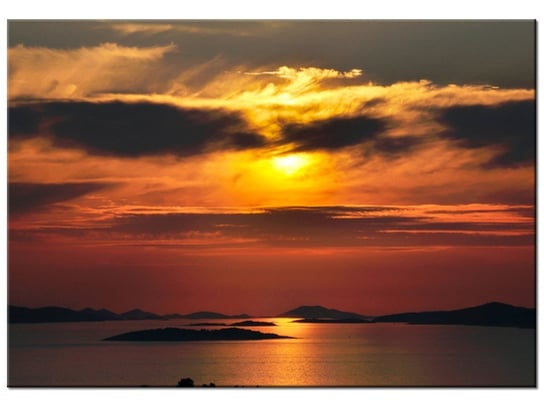 Obraz Chorwackie słońce, 100x70 cm Oobrazy