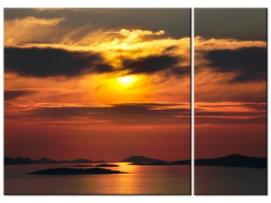 Obraz Chorwackie słońce, 2 elementy, 70x50 cm Oobrazy