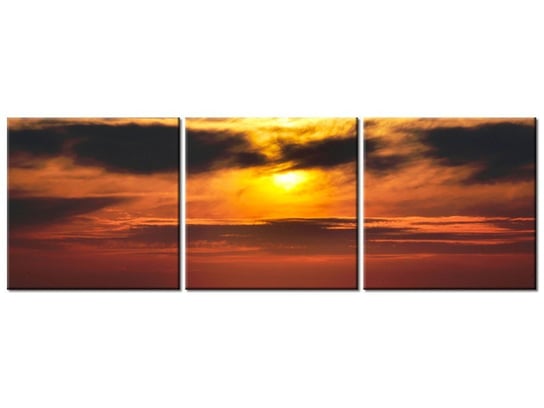 Obraz Chorwackie słońce, 3 elementy, 120x40 cm Oobrazy
