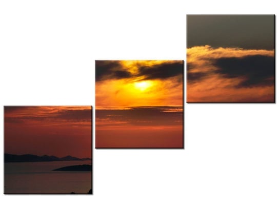 Obraz Chorwackie słońce, 3 elementy, 120x80 cm Oobrazy