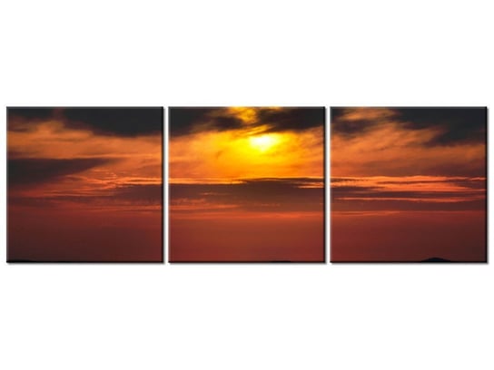 Obraz Chorwackie słońce, 3 elementy, 90x30 cm Oobrazy
