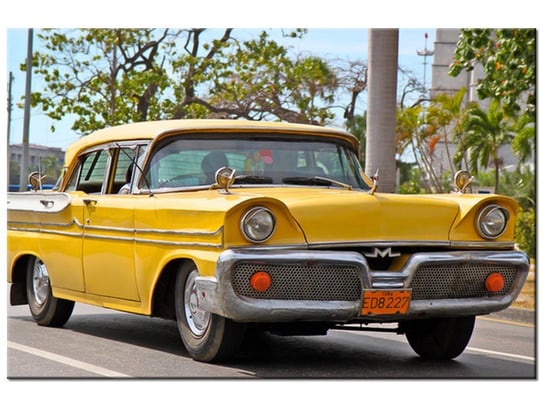 Obraz Classic Oldsmobile w Hawanie, 60x40 cm Oobrazy