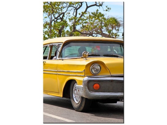 Obraz Classic Oldsmobile w Hawanie, 60x90 cm Oobrazy