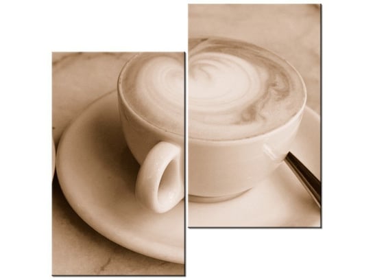 Obraz Czas na kawę - Don McCullough, 2 elementy, 60x60 cm Oobrazy