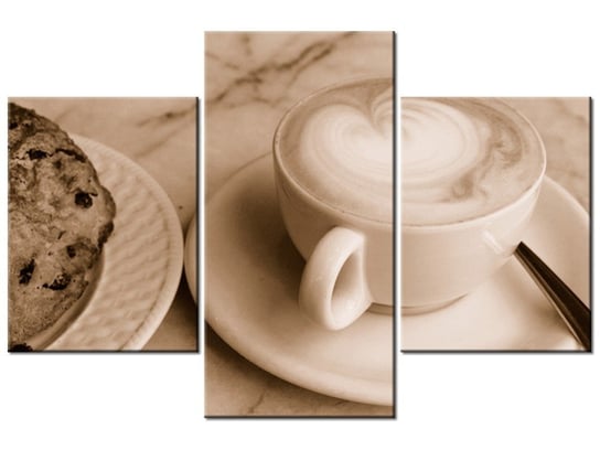 Obraz Czas na kawę - Don McCullough, 3 elementy, 90x60 cm Oobrazy