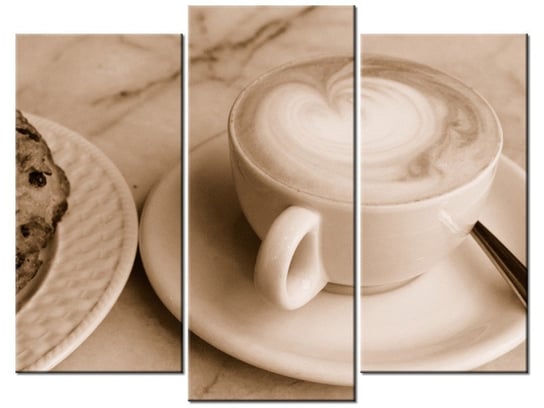Obraz Czas na kawę - Don McCullough, 3 elementy, 90x70 cm Oobrazy